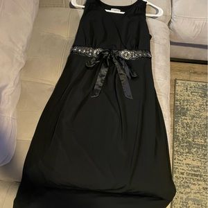 Maternity cocktail dress.